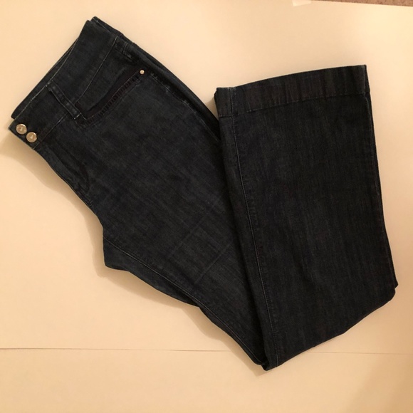 White House Black Market Blanc Sz 4R Trousers - Picture 5 of 9